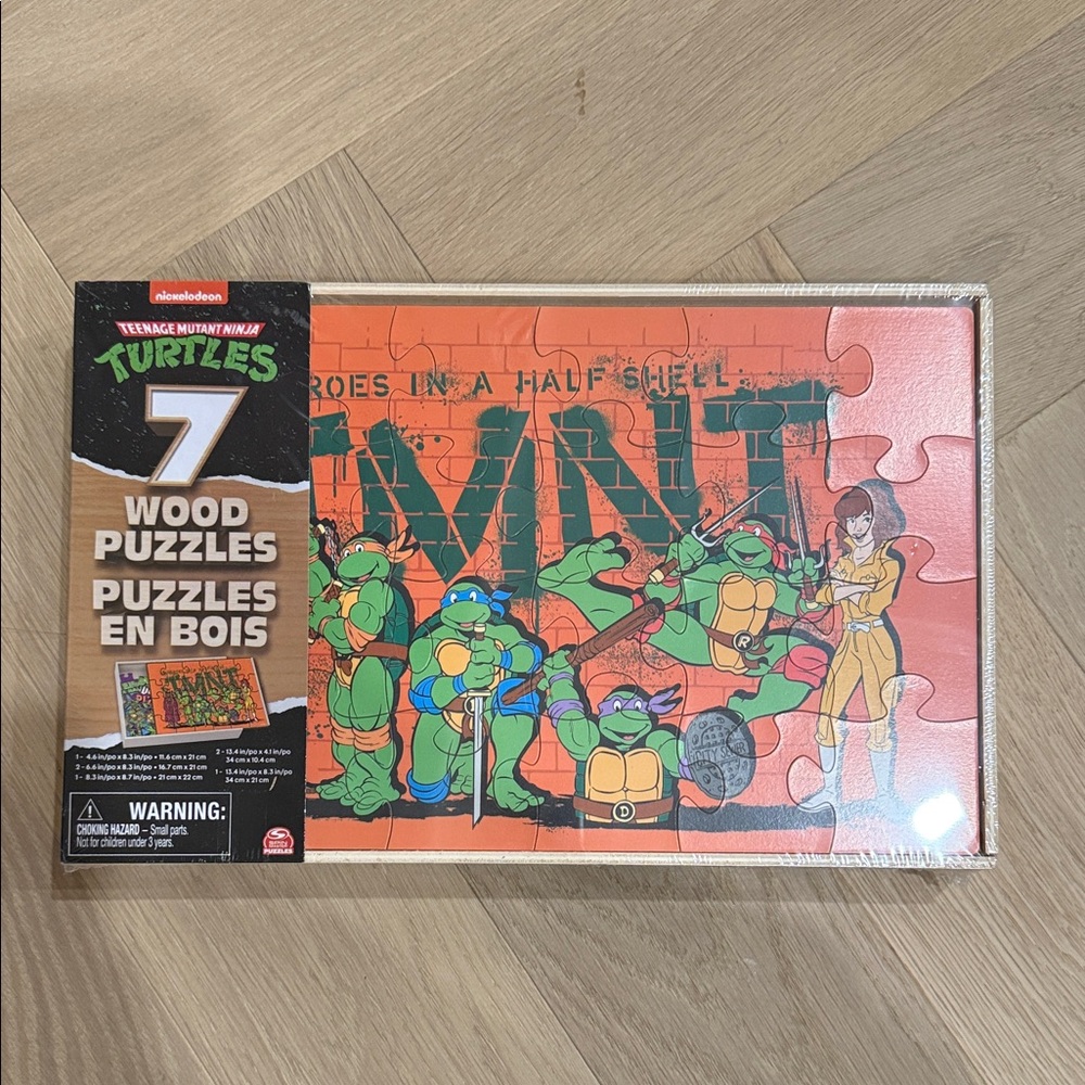 Teenage Mutant Ninja Turtles Wood Puzzle Set